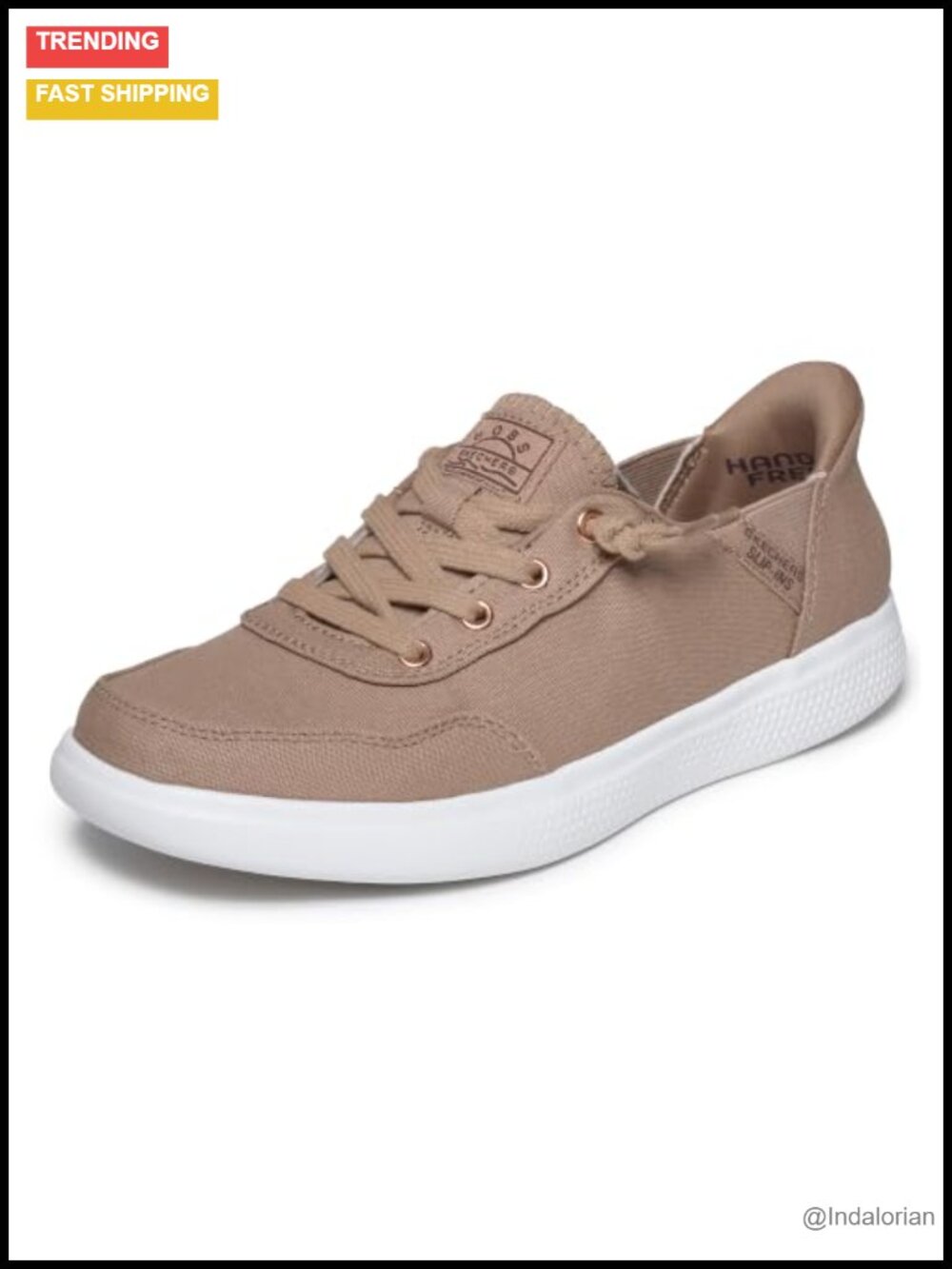 Women's Slip-On Sneakers Memory Foam Canvas Washable Vegan Walking Shoes